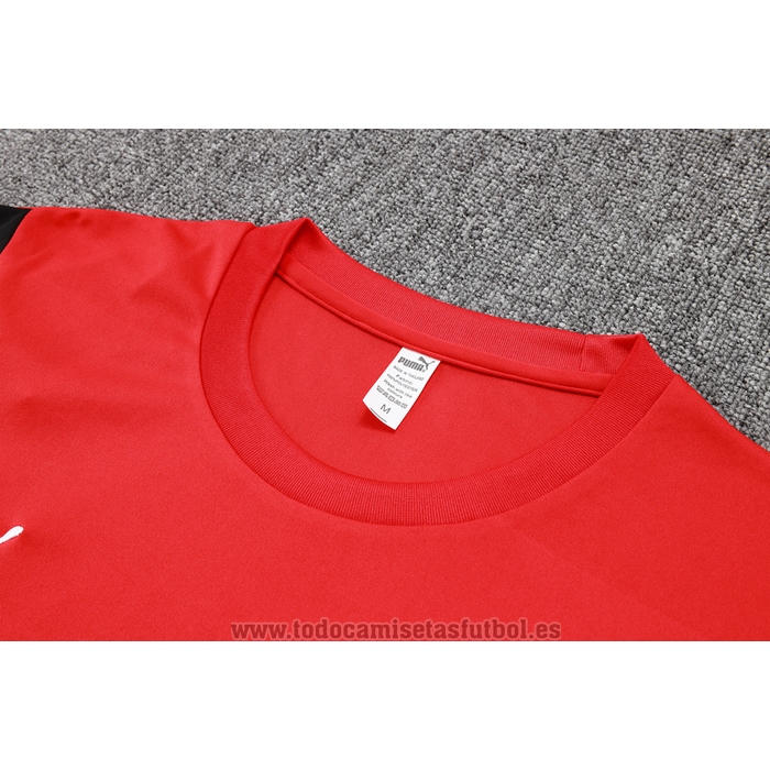 Chandal del AC Milan Manga Corta 2023-2024 Rojo